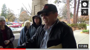 Peoples Rights stand up for liberty at the Kootenai County Courthouse