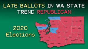 Late ballots in Washington State are trending Republican this year