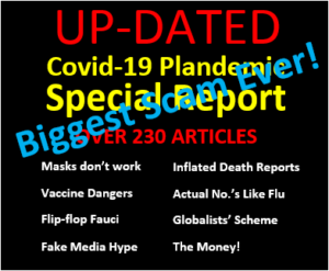 INWR SPECIAL REPORT – Covid-19 PLANDEMIC  (Socialists’/Globalists’ Scheme for Control), FAL$E MEDICAL REPORT$, the $$$$$, MASK FACTS and VACCINE DANGERS!