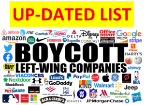 UP-DATED DEC, 2022 - The BIG list of 'woke' companies to boycott 