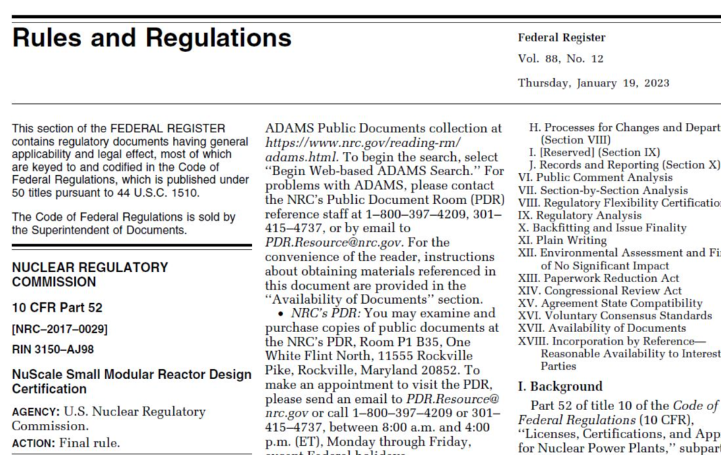U.S. approves first small modular nuclear reactor – InlandNWReport.com