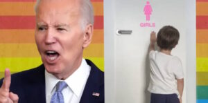 Biden Unveils LGBT Rules to Force Males into Girls’ Restrooms at School