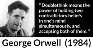 Donald Trump and Orwell’s Doublethink