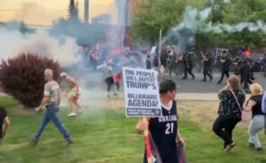 FORMER SPOKANE CITY COUNCIL PRESIDENT ARRESTED FOR RIOTING