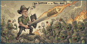 Ben Garrison vs The Troll Army