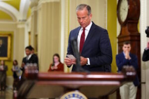 John Thune Sides with Democrats Rather Than the House on Funding